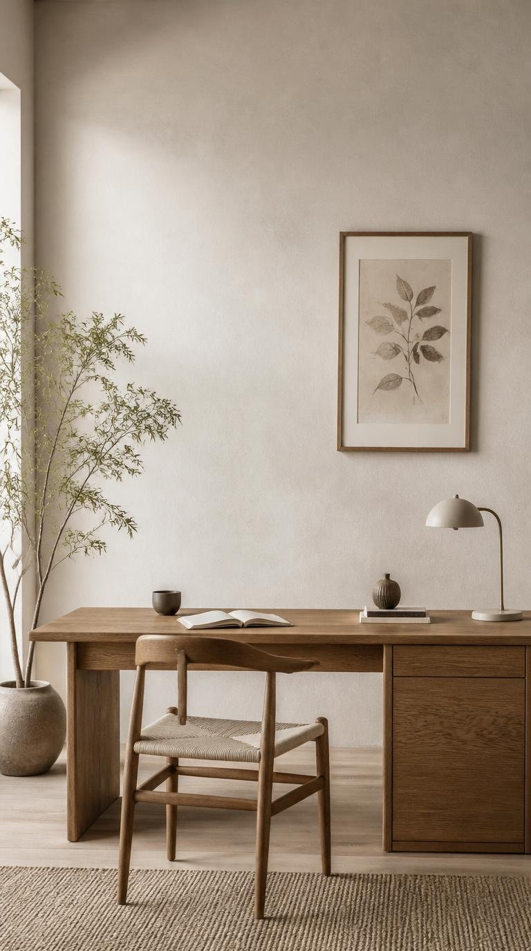 Minimalist Home Office Ideas: Effortless Ways to Build a Calm, Productive Japandi Workspace by Dwell Studio 24