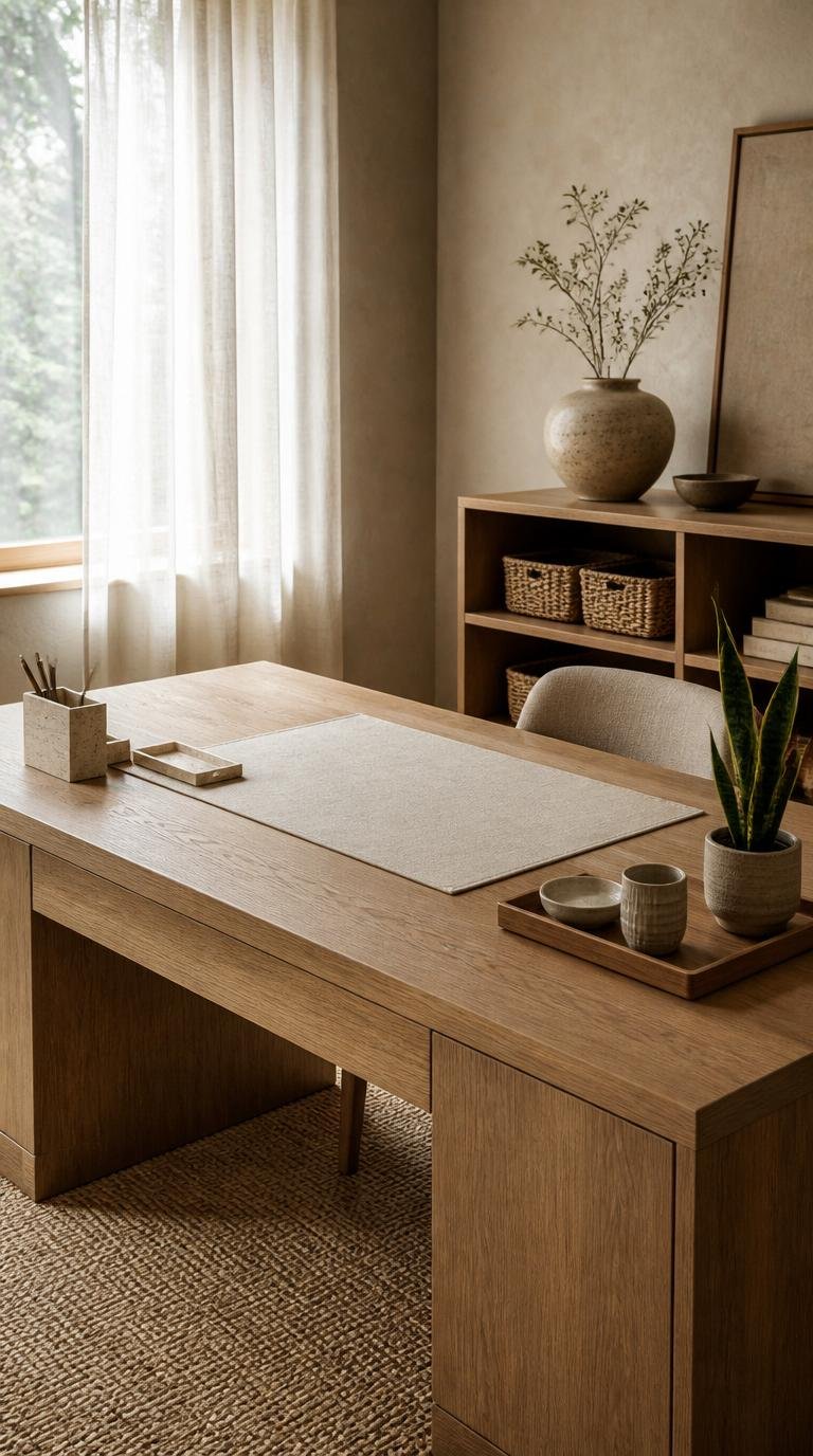 Minimalist Home Office Ideas: Effortless Ways to Build a Calm, Productive Japandi Workspace by Dwell Studio 24