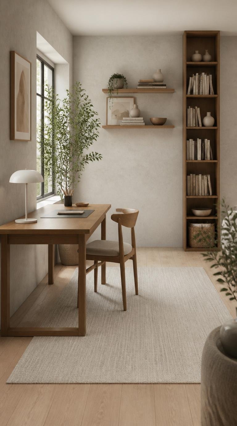 Minimalist Home Office Ideas: Effortless Ways to Build a Calm, Productive Japandi Workspace by Dwell Studio 24