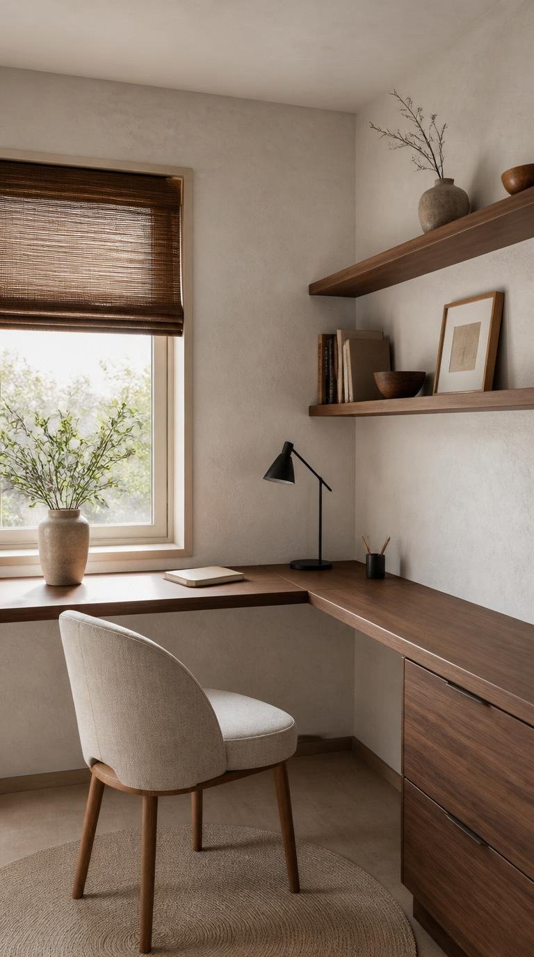 Minimalist Home Office Ideas: Effortless Ways to Build a Calm, Productive Japandi Workspace by Dwell Studio 24
