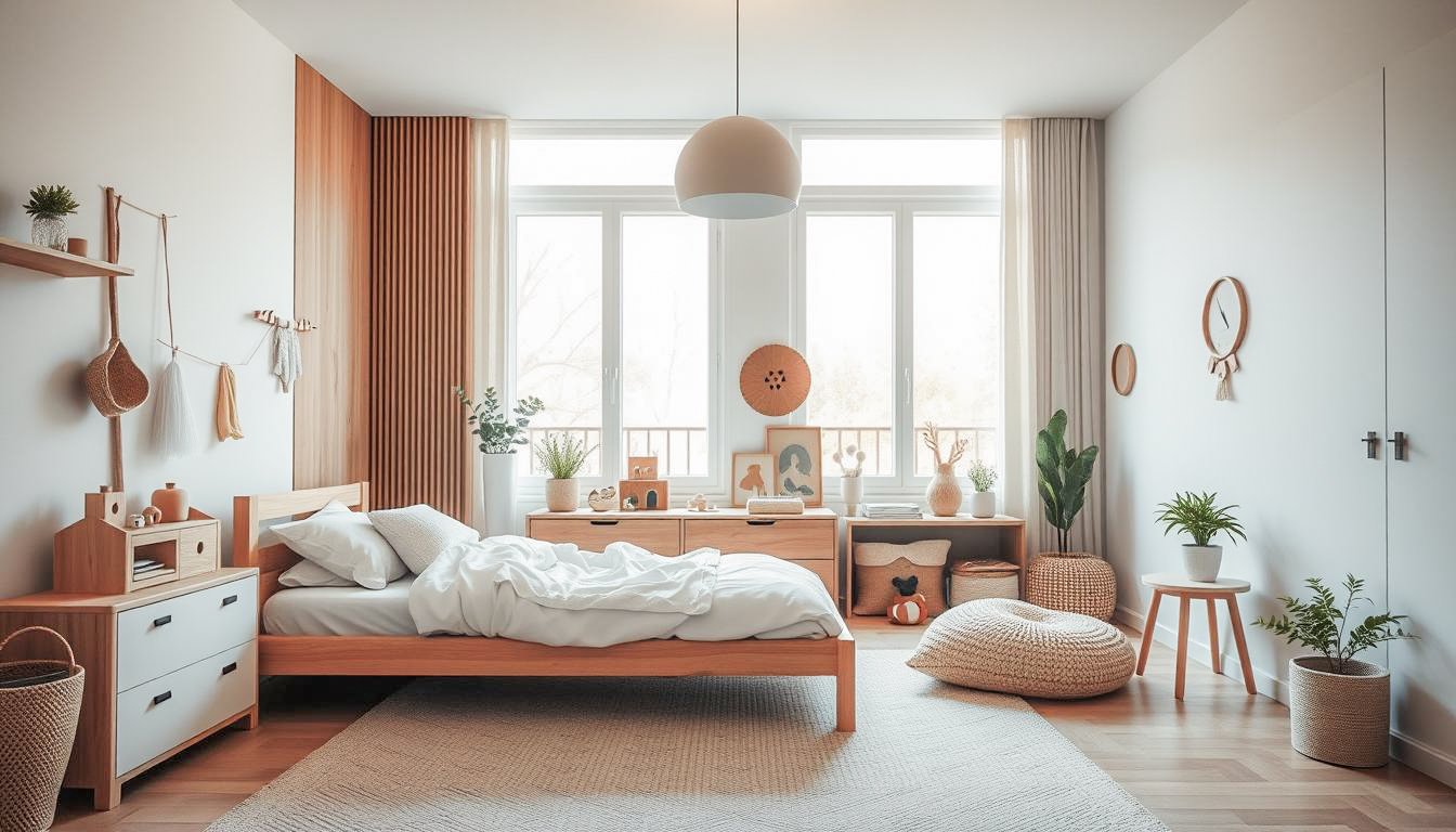 Japandi Kids Room Design