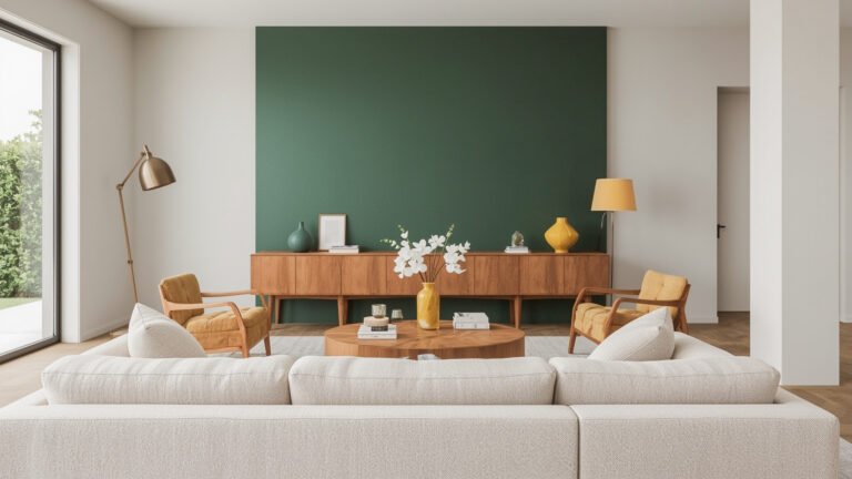 japandi maximalism interior design idea