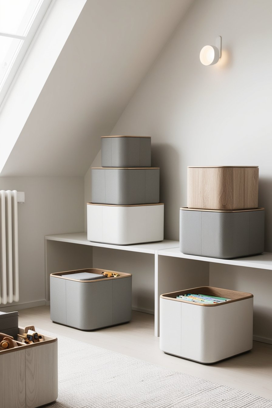 Scandinavian Kids Room Decor organization Ideas