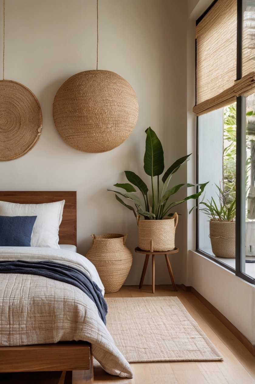 Afro Japandi Bedroom