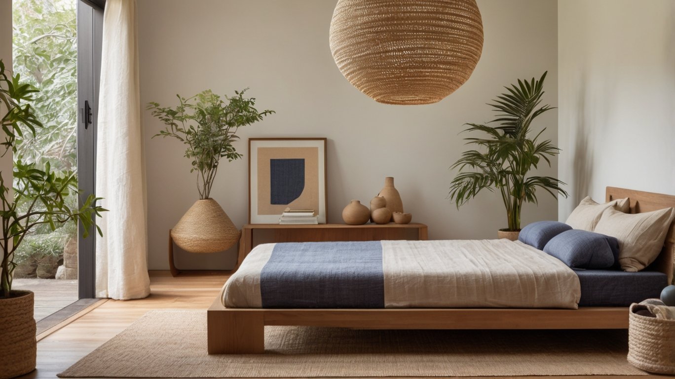 Afro Japandi Bedroom
