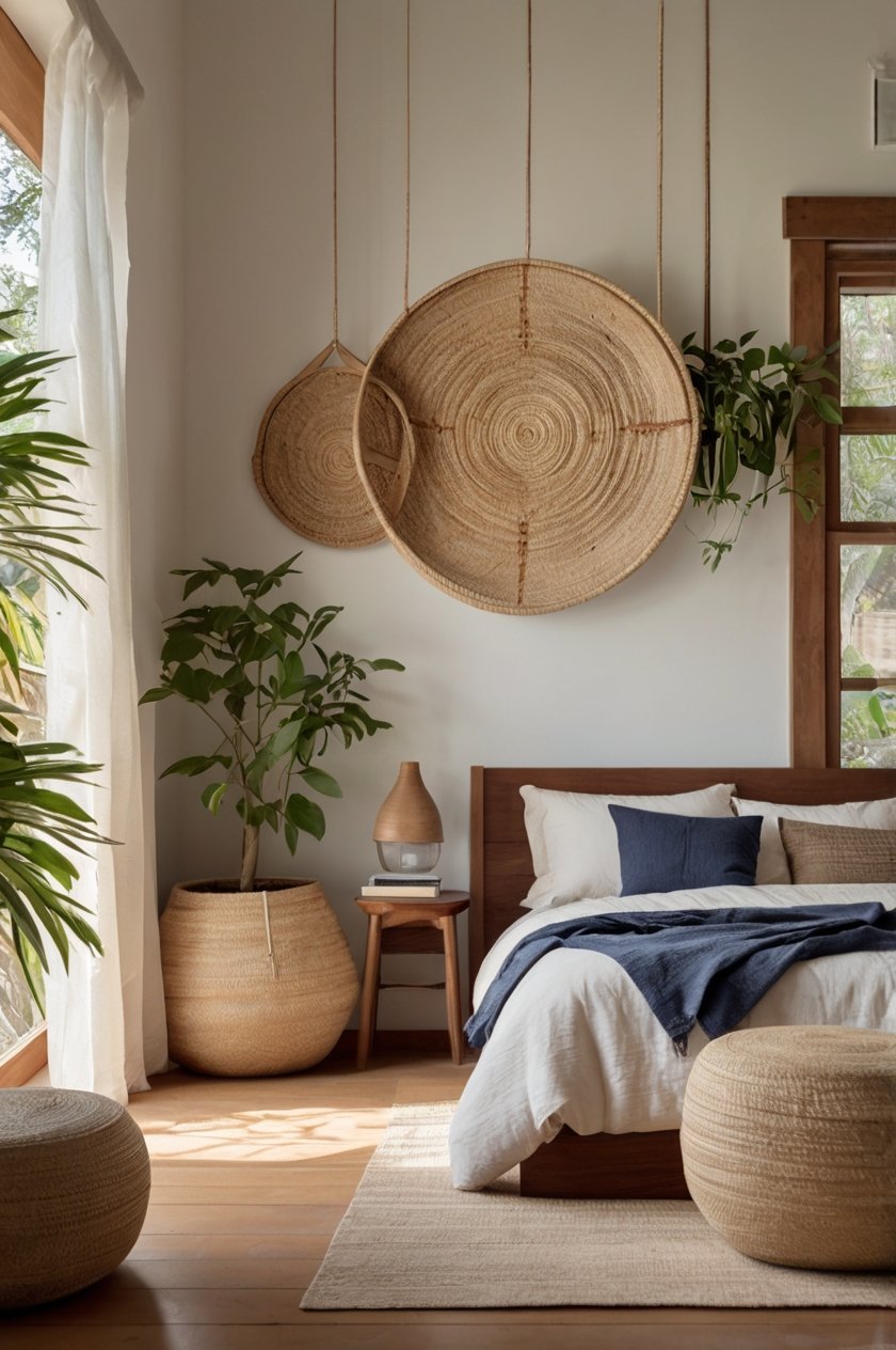 Afro Japandi Bedroom