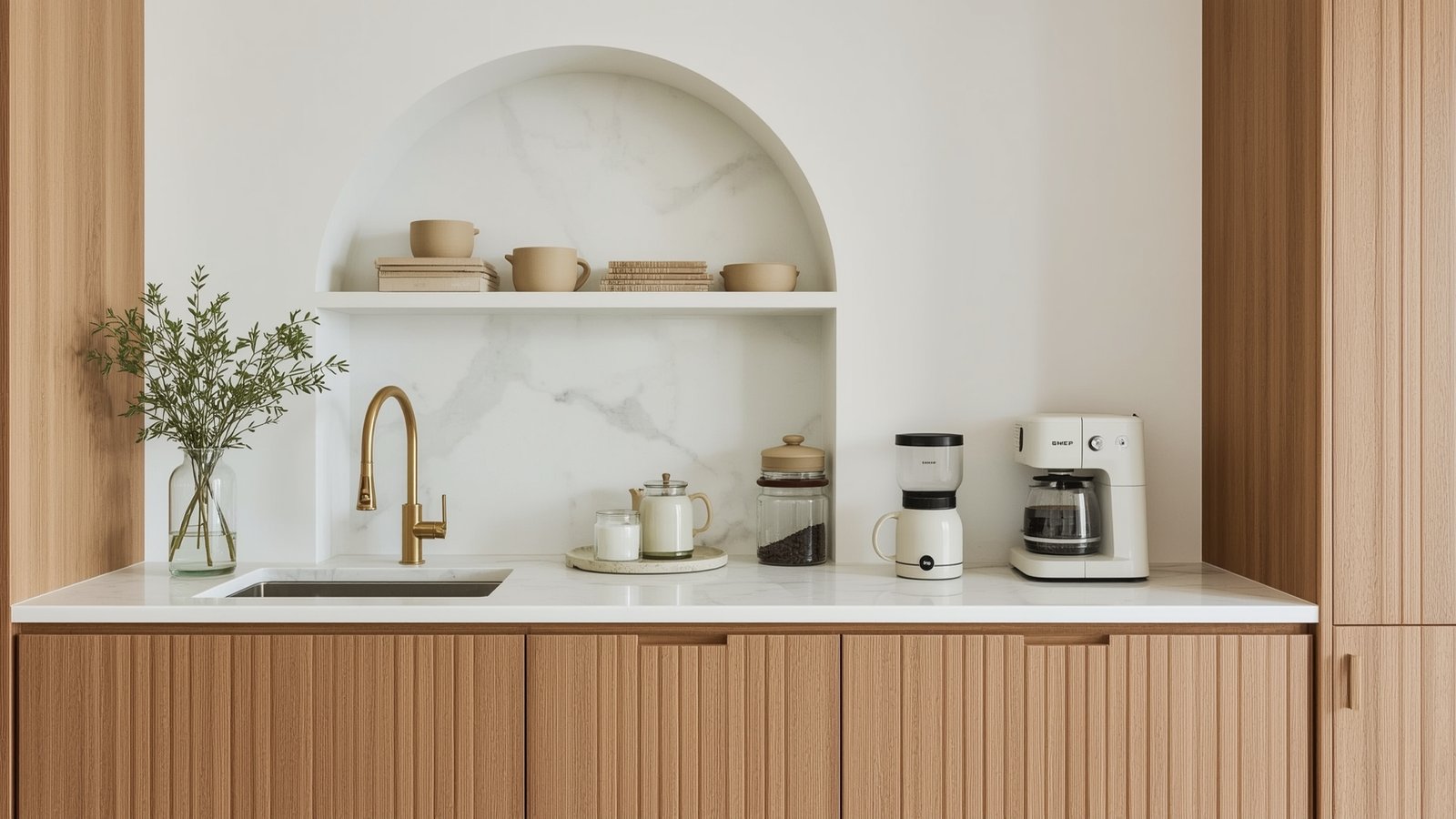 25 style ideas of modern minimalist Japandi coffee bar