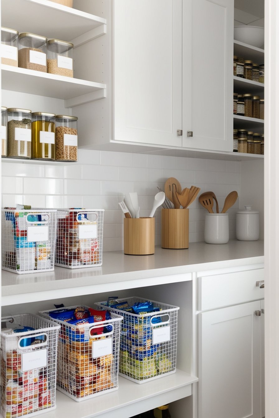 Easy Kitchen Pantry Storage Ideas