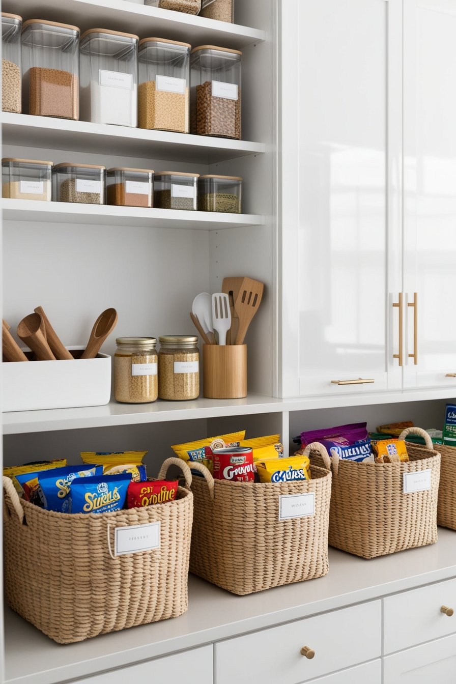 Easy Kitchen Pantry Storage Ideas