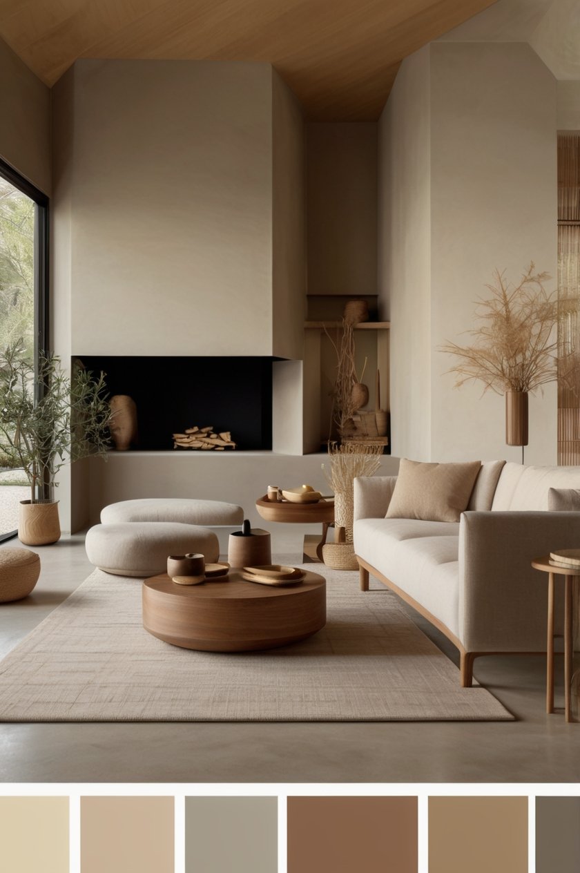 Japandi Organic Modern Interior Design and Decor