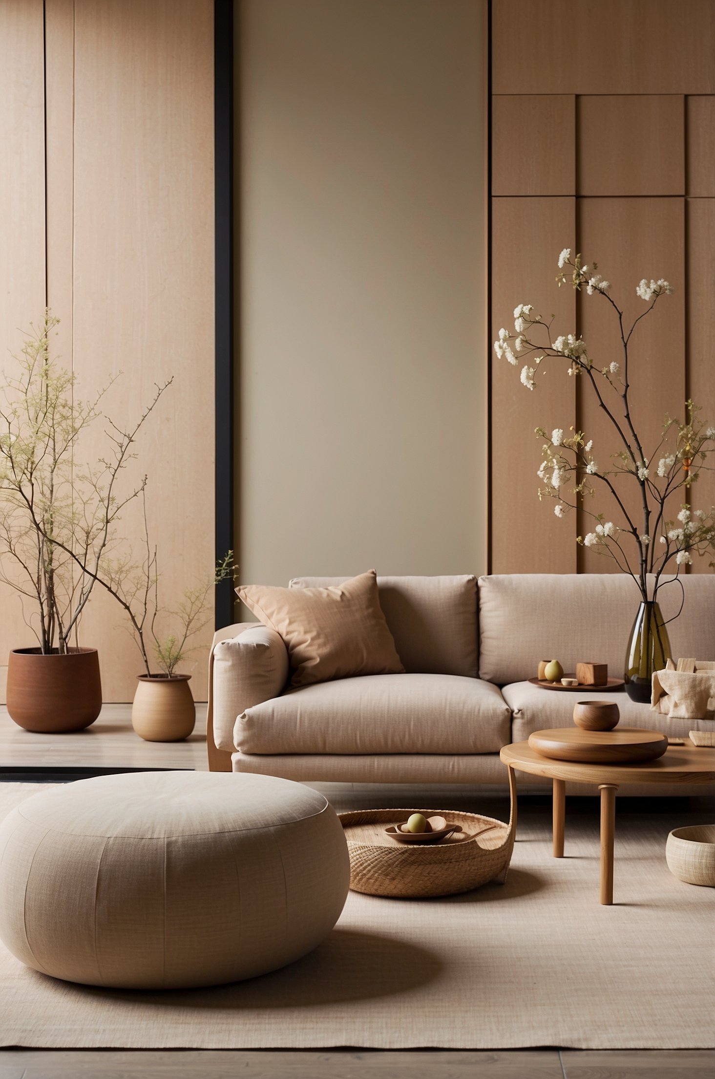 Japandi Organic Modern Interior Design and Decor