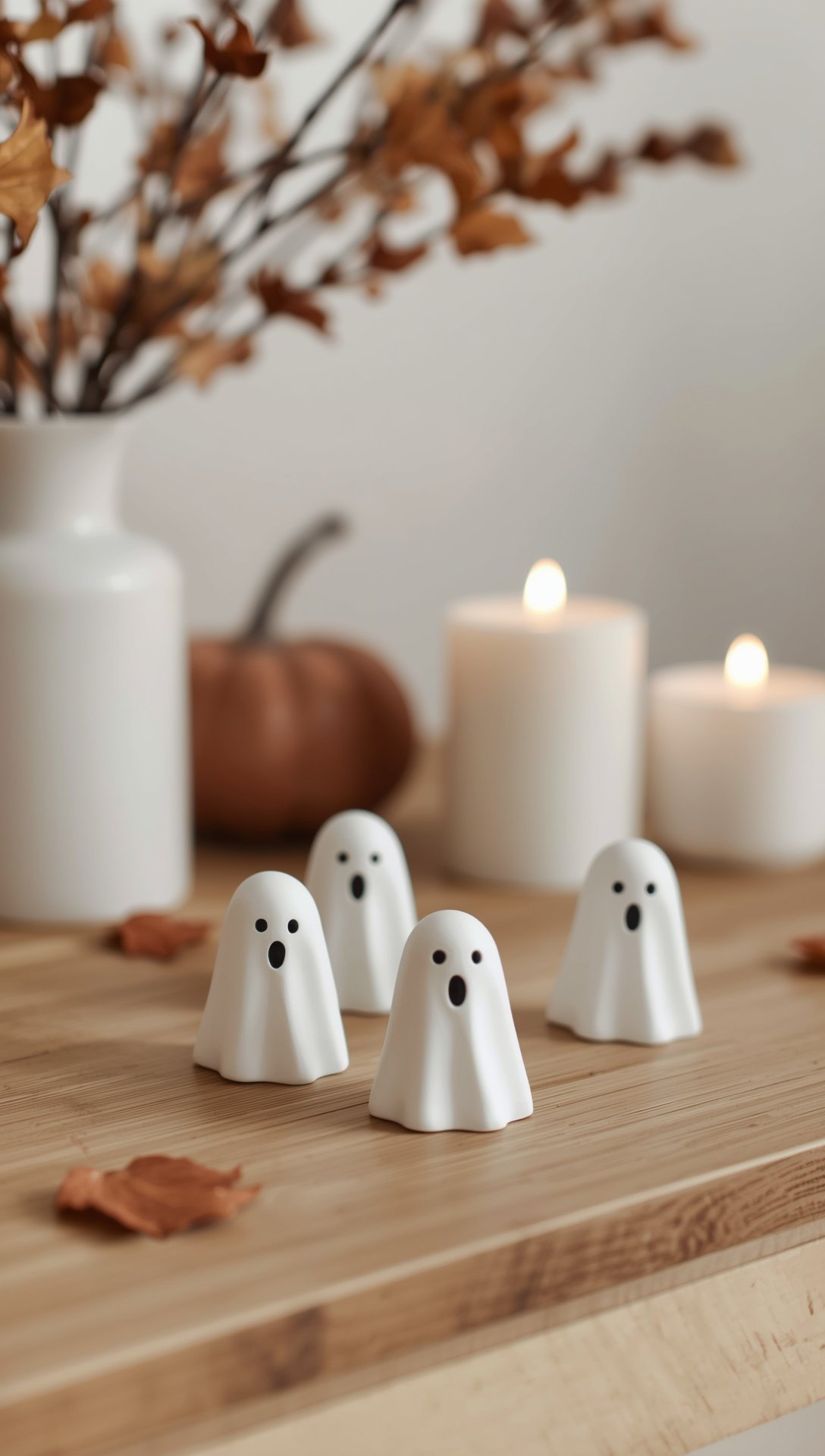 Japandi Halloween Decor