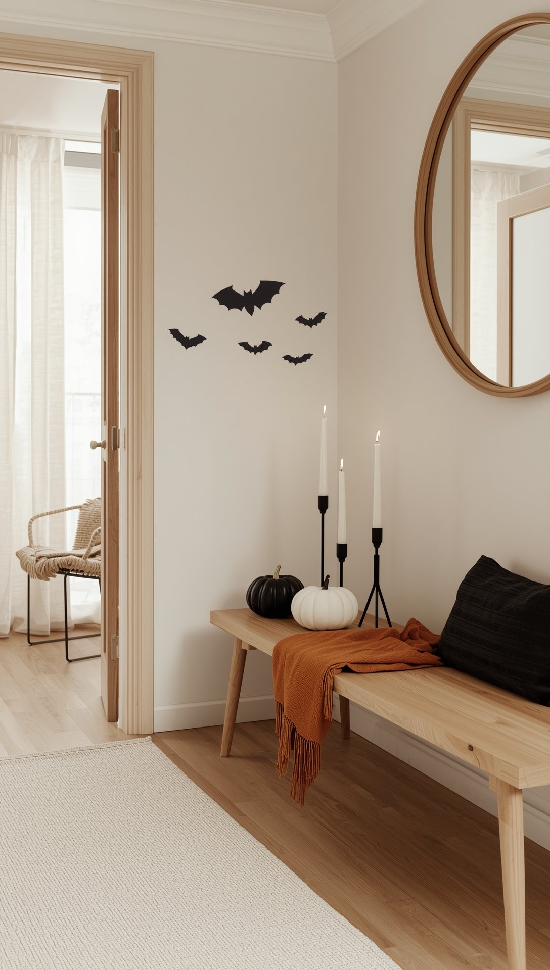 Japandi Halloween Decor