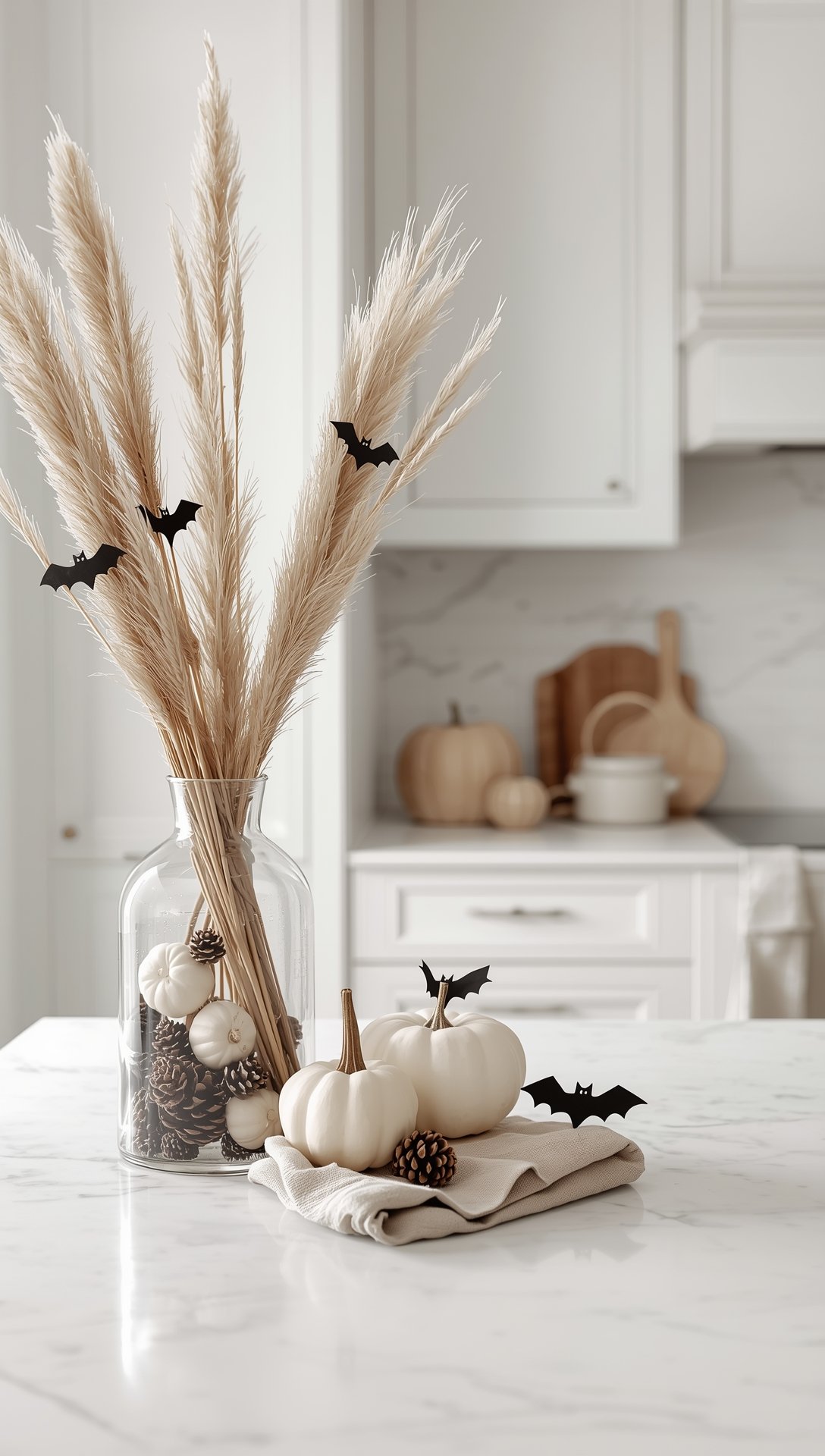 Japandi Halloween Decor