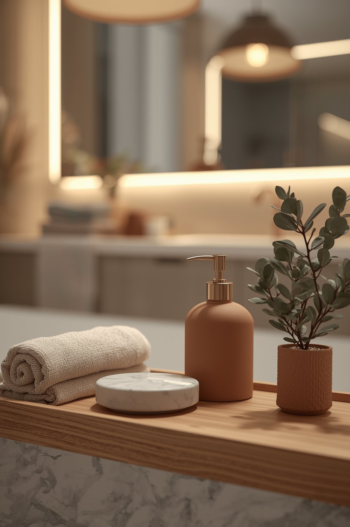 japandi decor ideas fall winter bathroom refresh