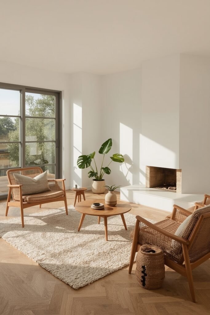 Japandi Organic Modern Interior Design and Decor