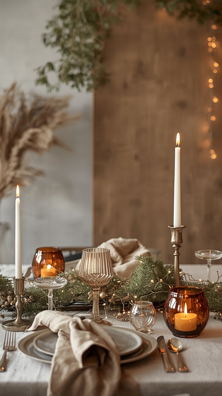 Japandi Christmas Tablescapes: Effortless Ideas for Natural Harmony and Cozy Ambiance