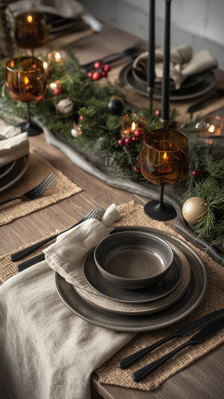 Japandi Christmas Tablescapes: Effortless Ideas for Natural Harmony and Cozy Ambiance