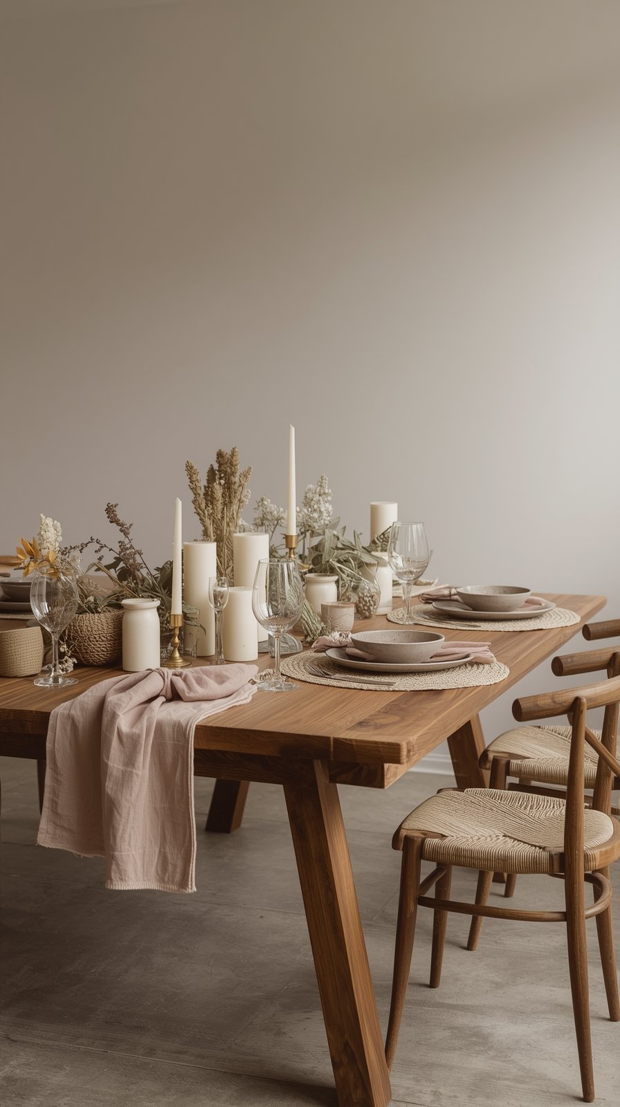 Japandi Christmas Tablescapes: Effortless Ideas for Natural Harmony and Cozy Ambiance