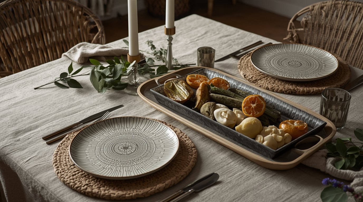 Japandi Christmas Tablescapes: Effortless Ideas for Natural Harmony and Cozy Ambiance