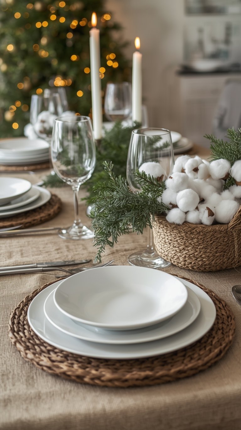 Japandi Christmas Tablescapes: Effortless Ideas for Natural Harmony and Cozy Ambiance
