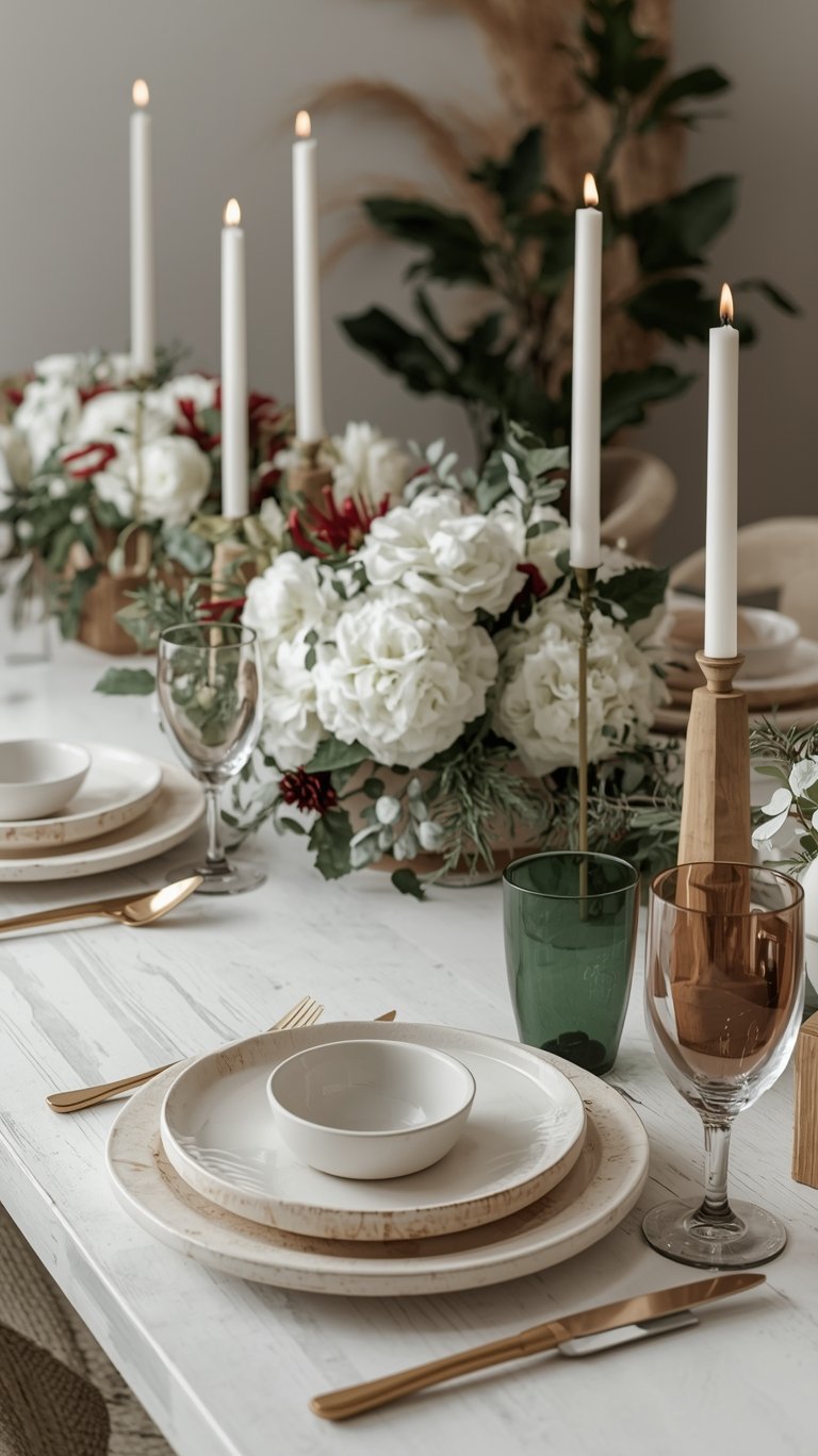 Japandi Christmas Tablescapes: Effortless Ideas for Natural Harmony and Cozy Ambiance