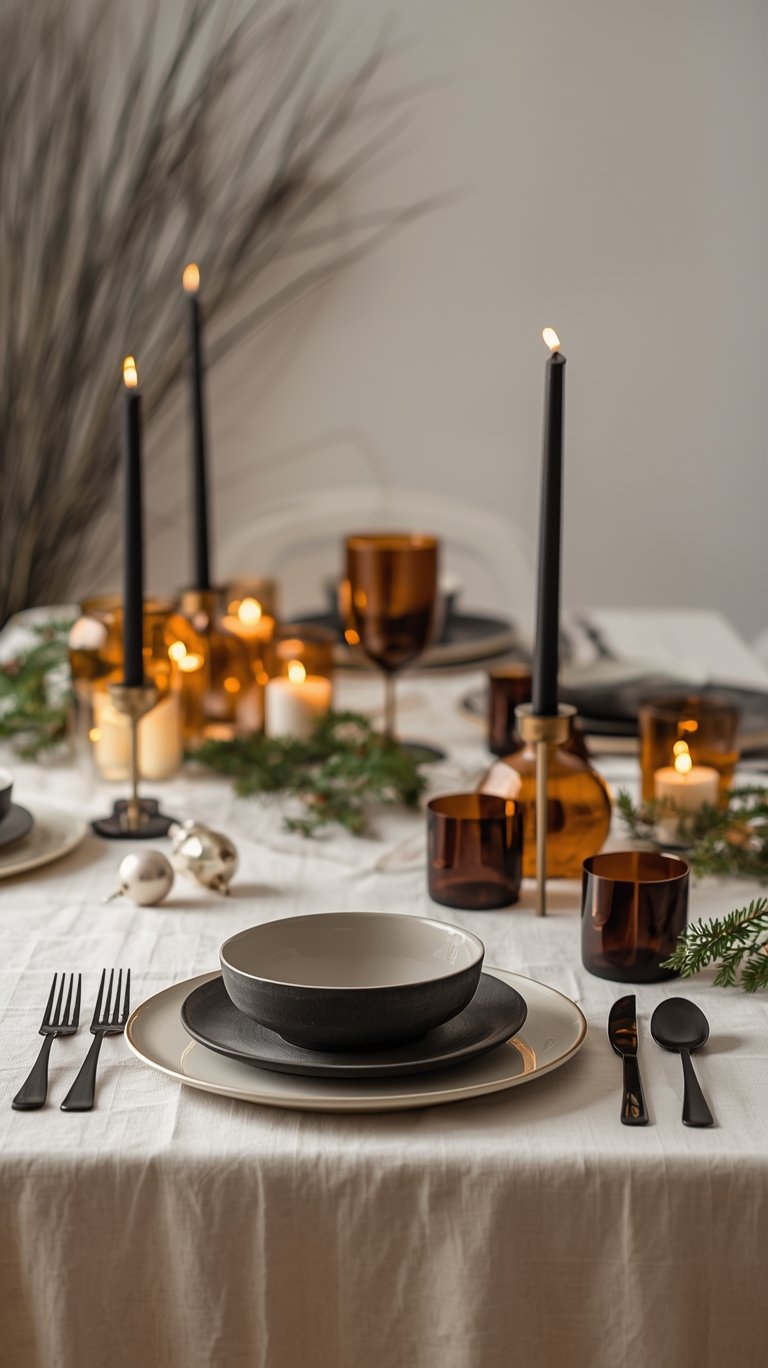 Japandi Christmas Tablescapes: Effortless Ideas for Natural Harmony and Cozy Ambiance