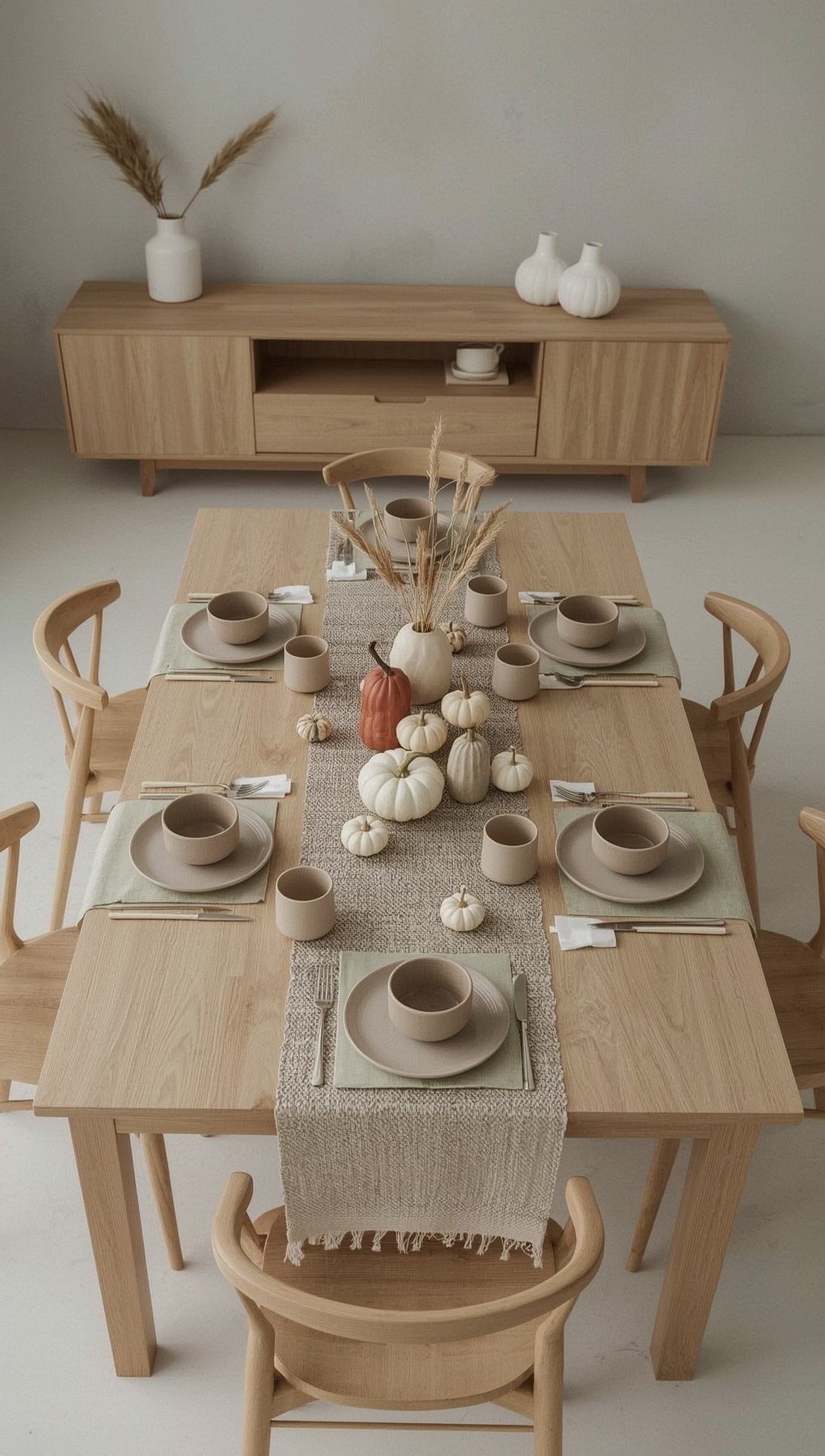 Thanksgiving Decorating Ideas: Elegant, Minimalist and a Serene Japandi Harvest