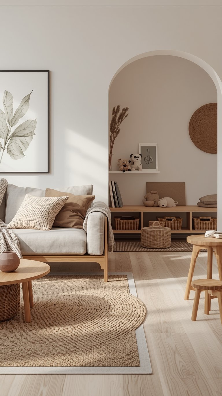 Japandi Family Room Design Tips for Calm Togetherness