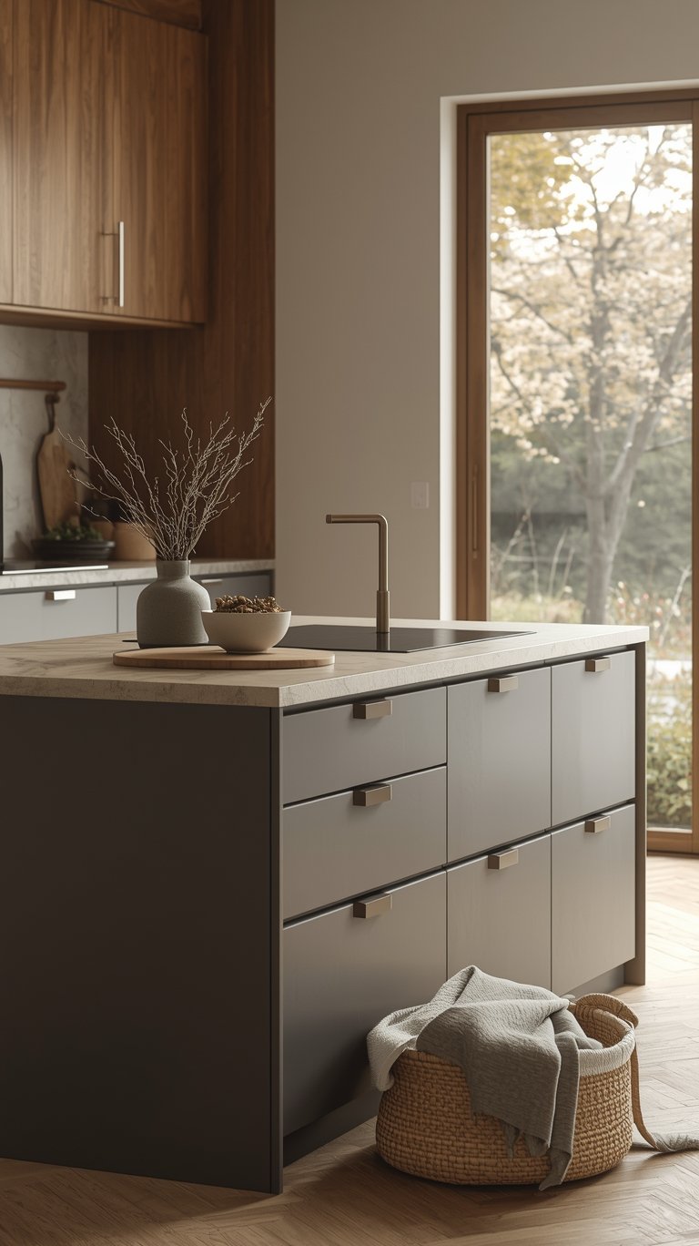 Stunning Two Tone Kitchen Cabinet Color Combinations for a Calm, Contemporary Home