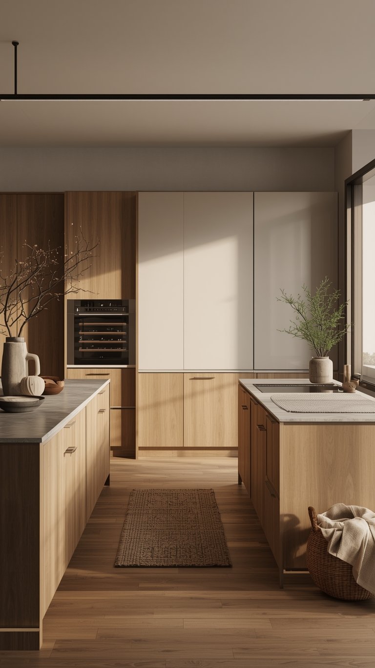 Stunning Two Tone Kitchen Cabinet Color Combinations for a Calm, Contemporary Home