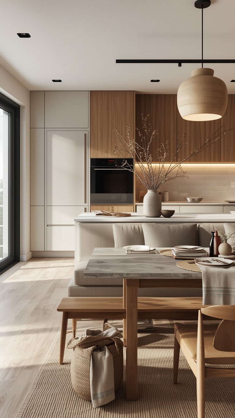 Stunning Two Tone Kitchen Cabinet Color Combinations for a Calm, Contemporary Home