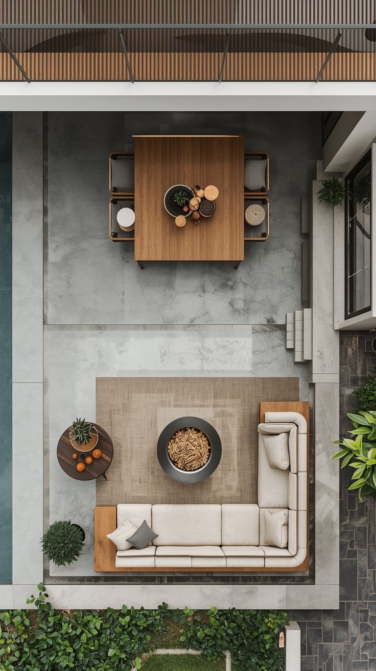 Beautiful Poolside Decor for a Relaxing Japandi Oasis