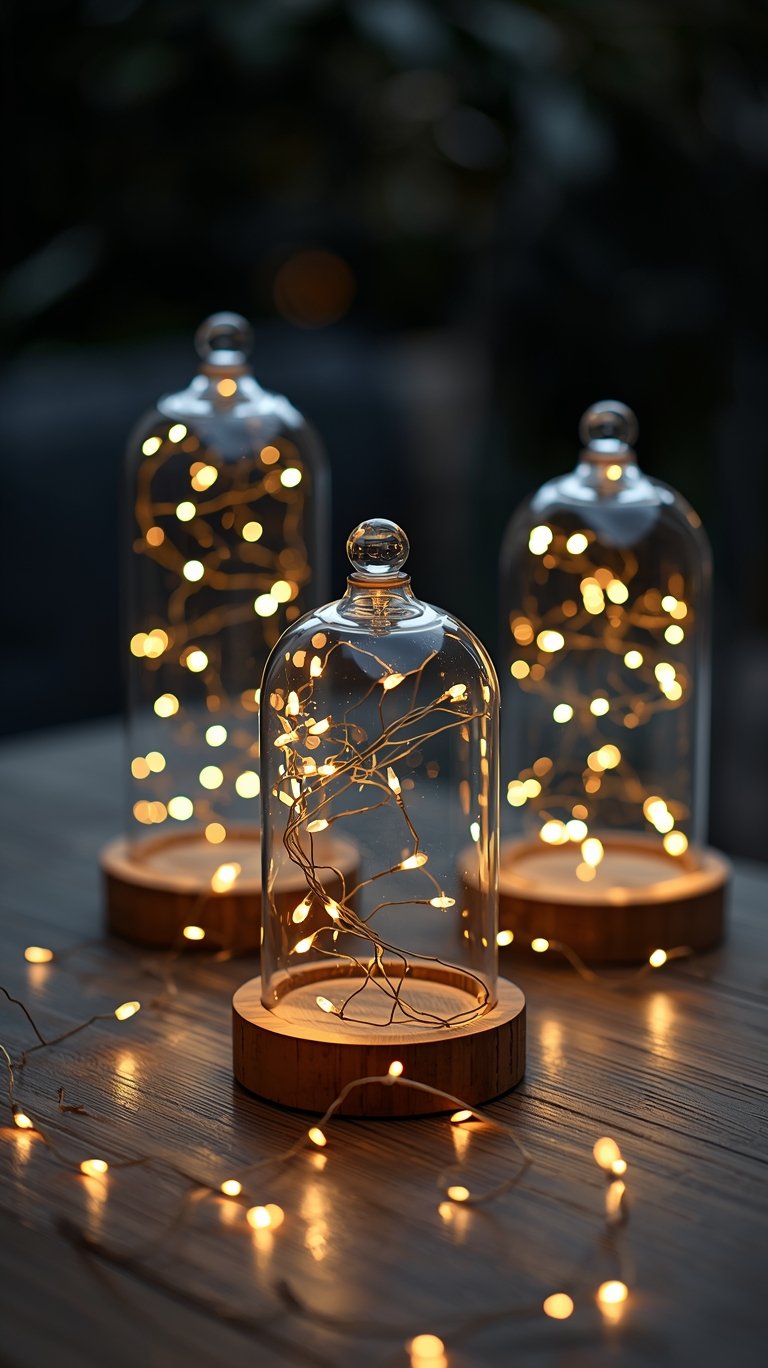 Chic Minimalist Outdoor String Lights Ideas