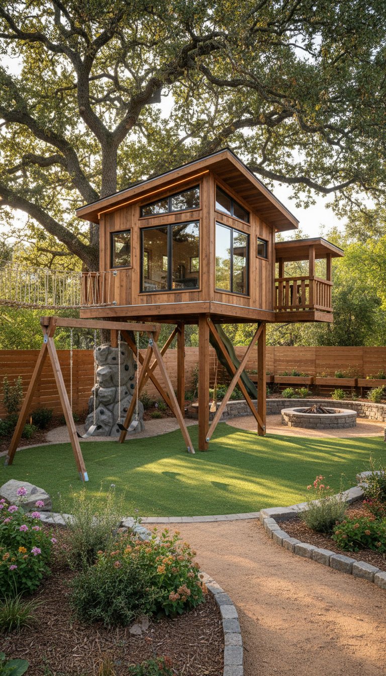 30 Brilliant Backyard Playground Ideas for Kids They’ll Love