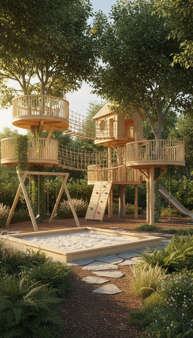 30 Brilliant Backyard Playground Ideas for Kids They’ll Love