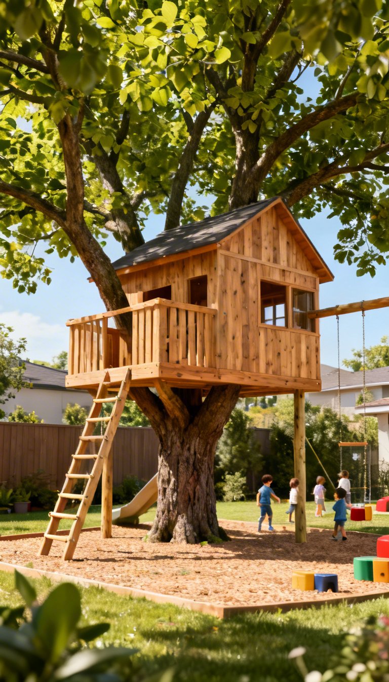 30 Brilliant Backyard Playground Ideas for Kids They’ll Love
