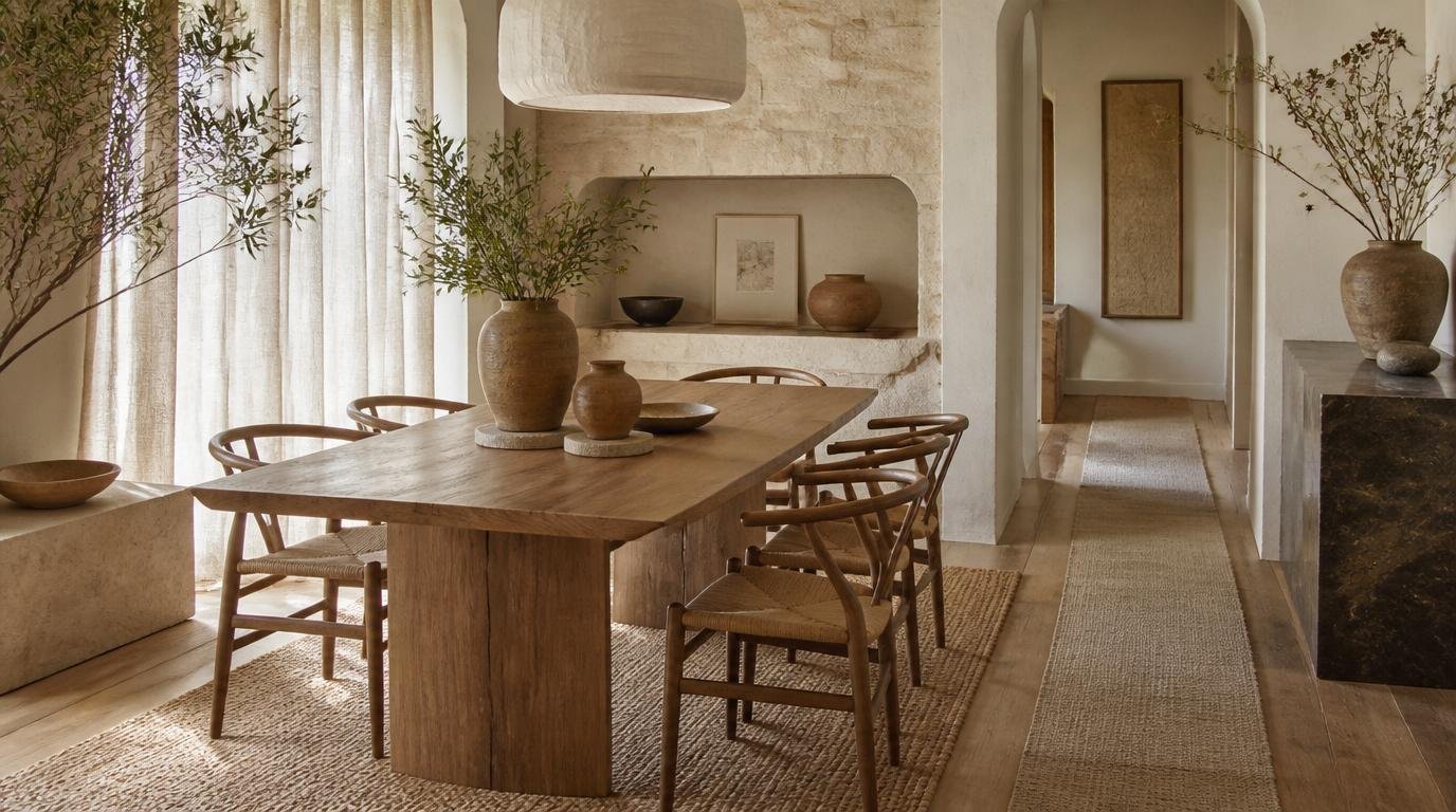 Organic Modern Dining Room: Effortless Ways to Create Warmth and Sophistication By Dwell Studio 24