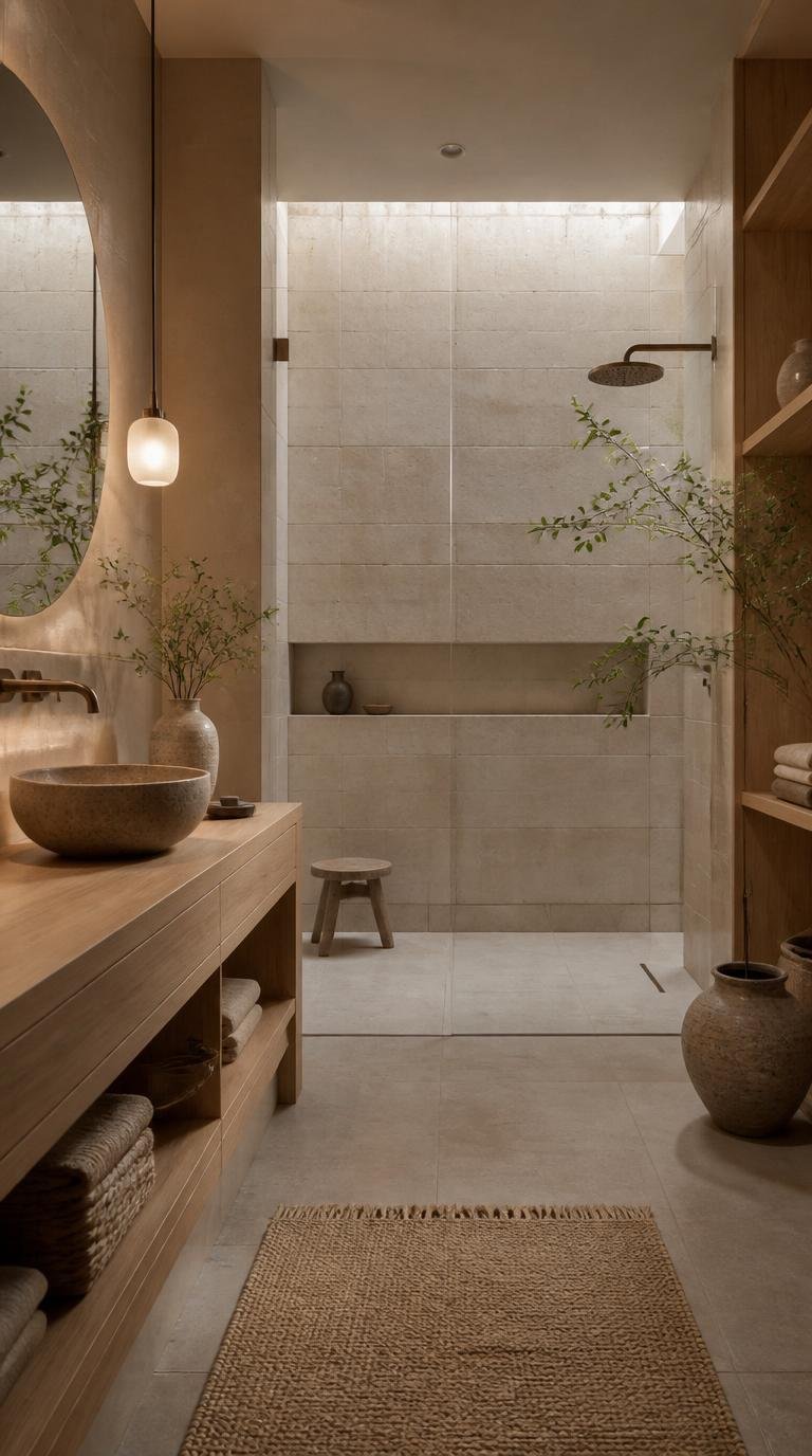 Japandi Bathroom Ideas: Create Your Serene Spa Oasis at Home by Dwell Studio 24