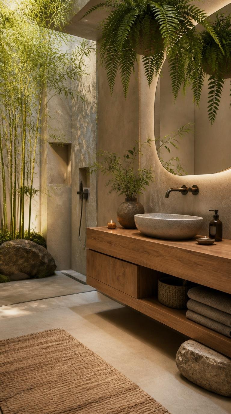 Japandi Bathroom Ideas: Create Your Serene Spa Oasis at Home by Dwell Studio 24