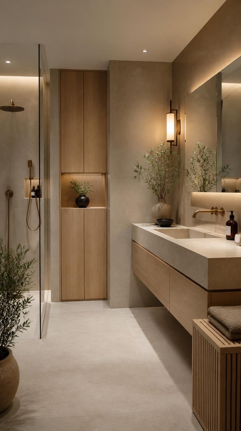Japandi Bathroom Ideas: Create Your Serene Spa Oasis at Home by Dwell Studio 24