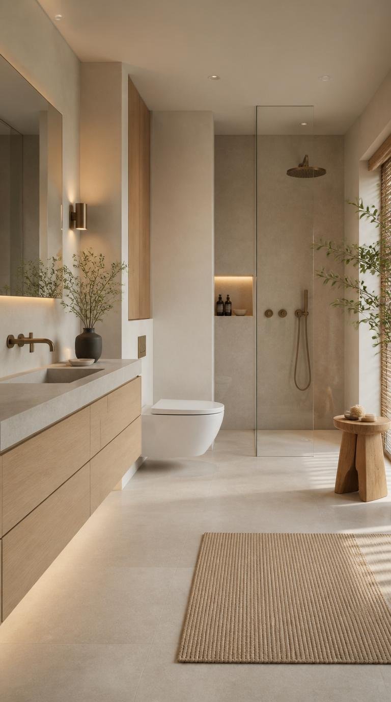 Japandi Bathroom Ideas: Create Your Serene Spa Oasis at Home by Dwell Studio 24