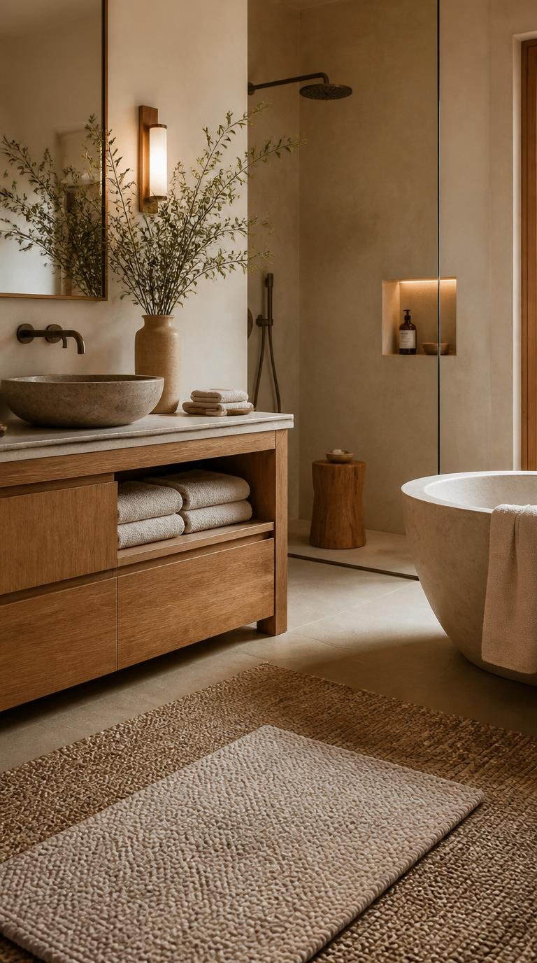 Japandi Bathroom Ideas: Create Your Serene Spa Oasis at Home by Dwell Studio 24