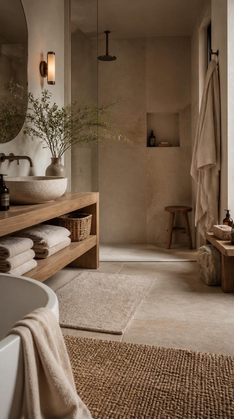 Japandi Bathroom Ideas: Create Your Serene Spa Oasis at Home by Dwell Studio 24