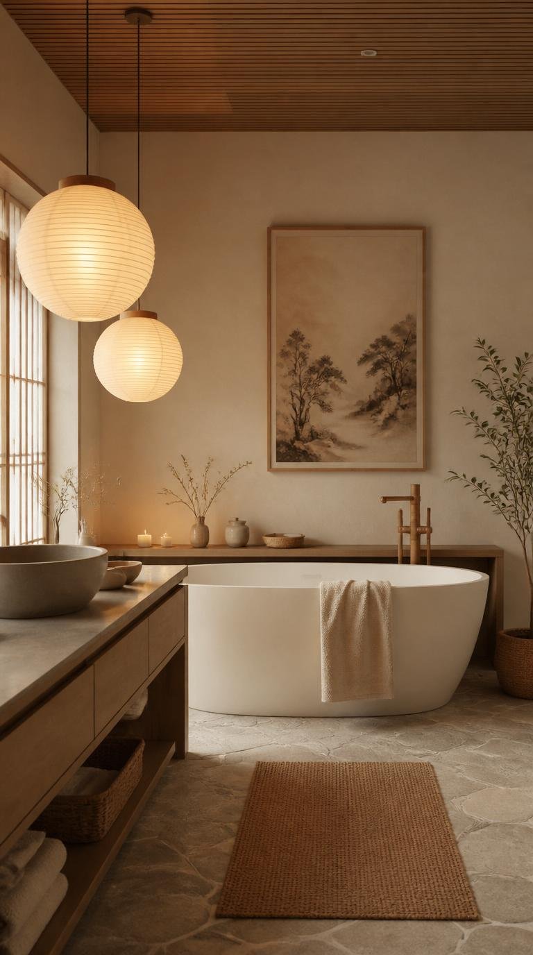 Japandi Bathroom Ideas: Create Your Serene Spa Oasis at Home by Dwell Studio 24