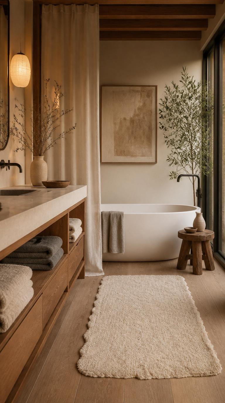Japandi Bathroom Ideas: Create Your Serene Spa Oasis at Home by Dwell Studio 24