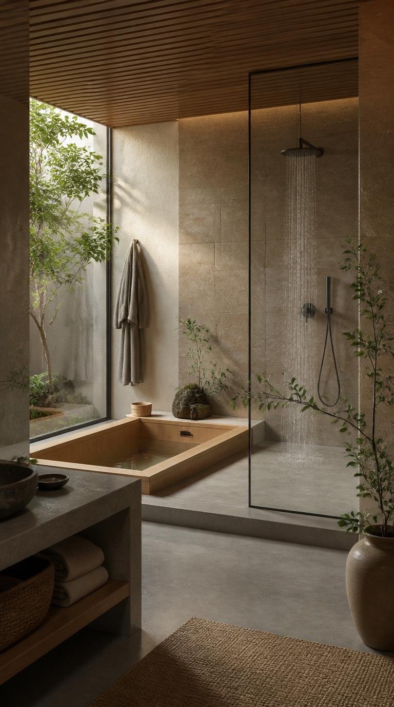 Japandi Bathroom Ideas: Create Your Serene Spa Oasis at Home by Dwell Studio 24