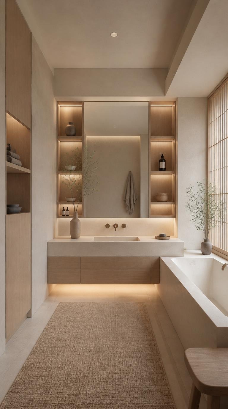 Japandi Bathroom Ideas: Create Your Serene Spa Oasis at Home by Dwell Studio 24