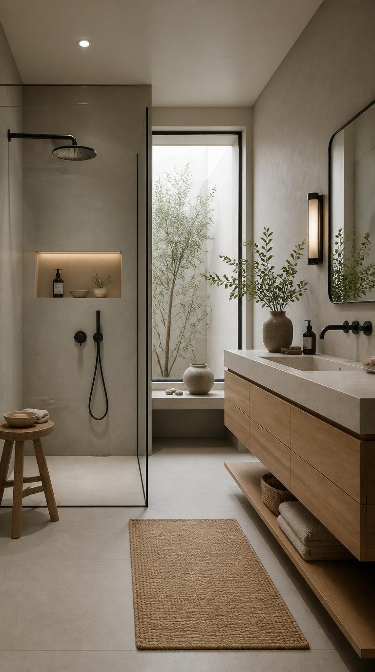 Japandi Bathroom Ideas: Create Your Serene Spa Oasis at Home by Dwell Studio 24