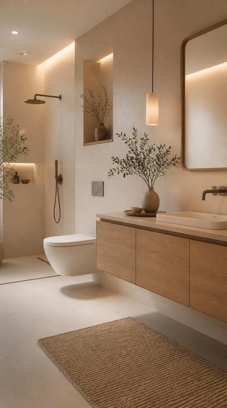 Japandi Bathroom Ideas: Create Your Serene Spa Oasis at Home by Dwell Studio 24